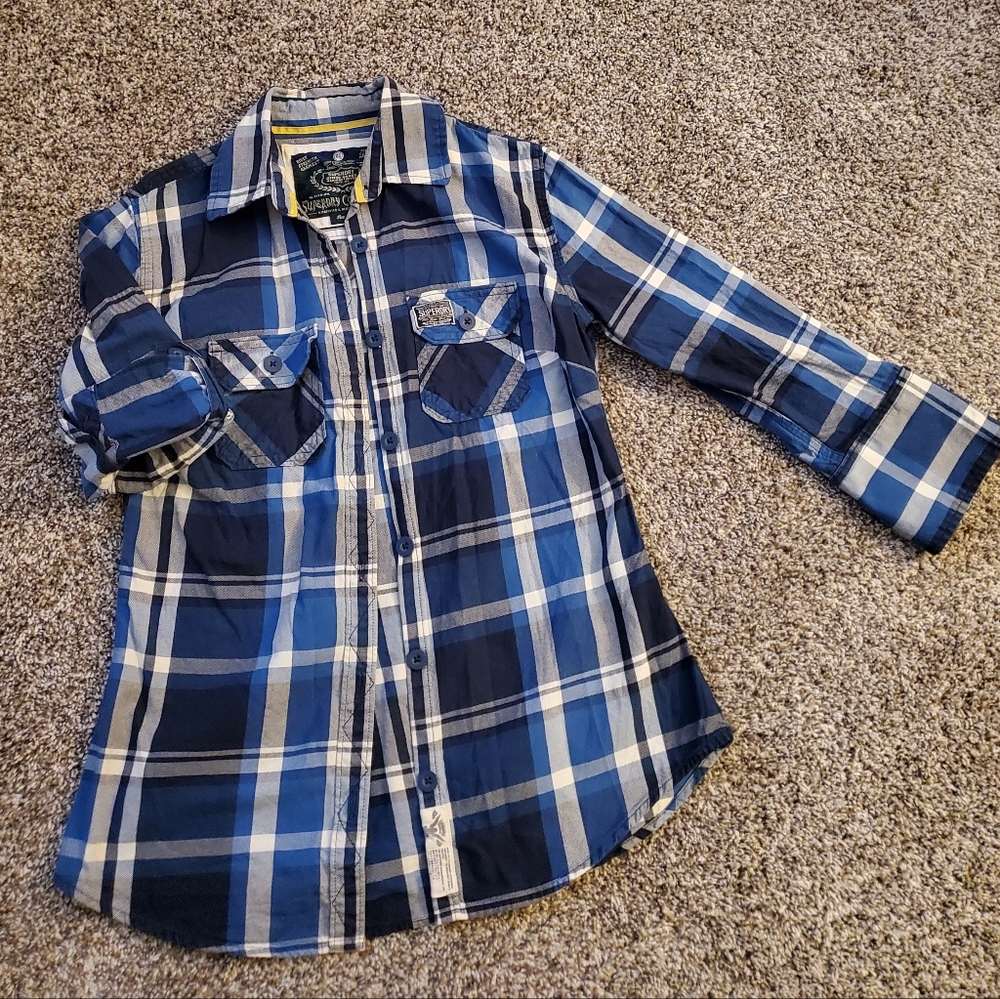 Superdry Denim Goods Women's Shirt Large